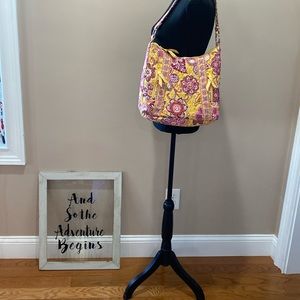 Vera Bradley Bali Gold Shoulder Purse